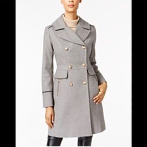 Vince Camuto light grey wool coat